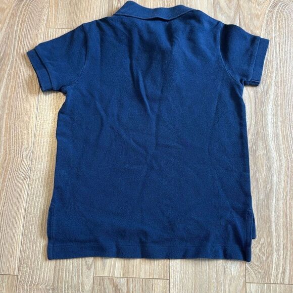 POLO by RALPH LAUREN ..Boys Navy 'State University' Print Polo Shirt Sz 2 - Picture 3 of 5